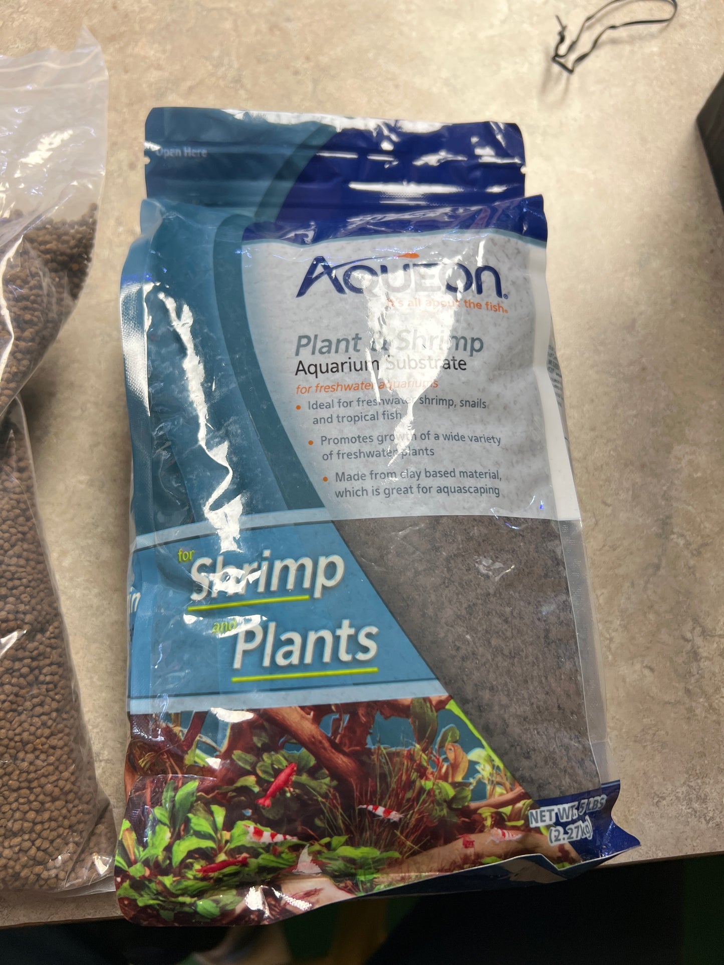 Aqueon Aquarium Substrate Plant & Shrimp 5 LBS